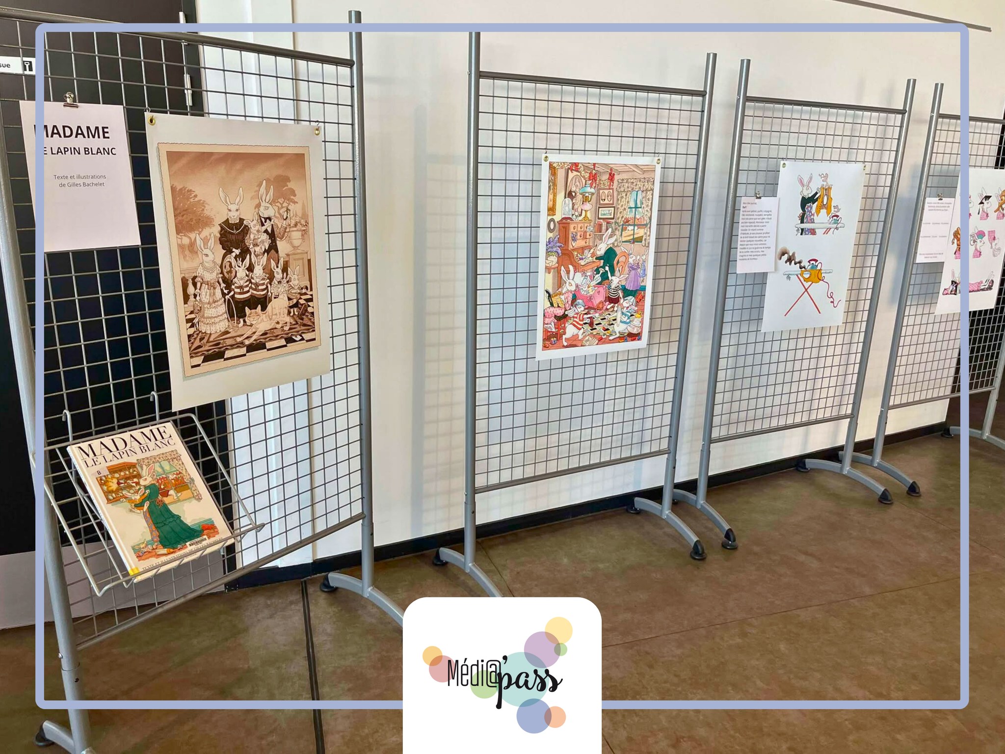 Expo Madame le lapin blanc