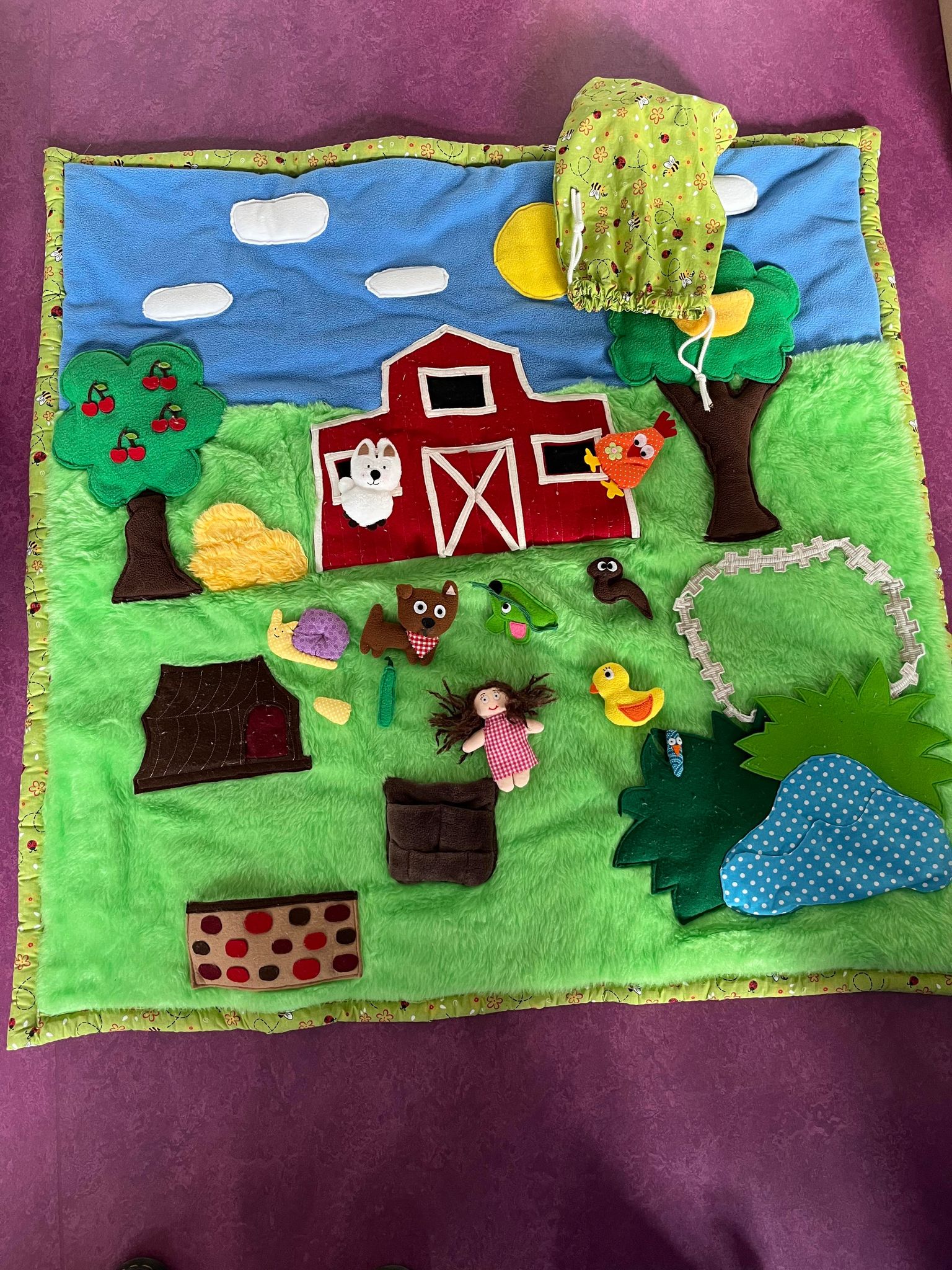 Tapis-lecture "La ferme"